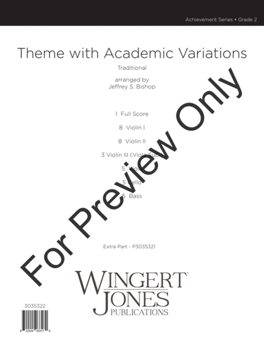 Theme With Academic Variations image number null
