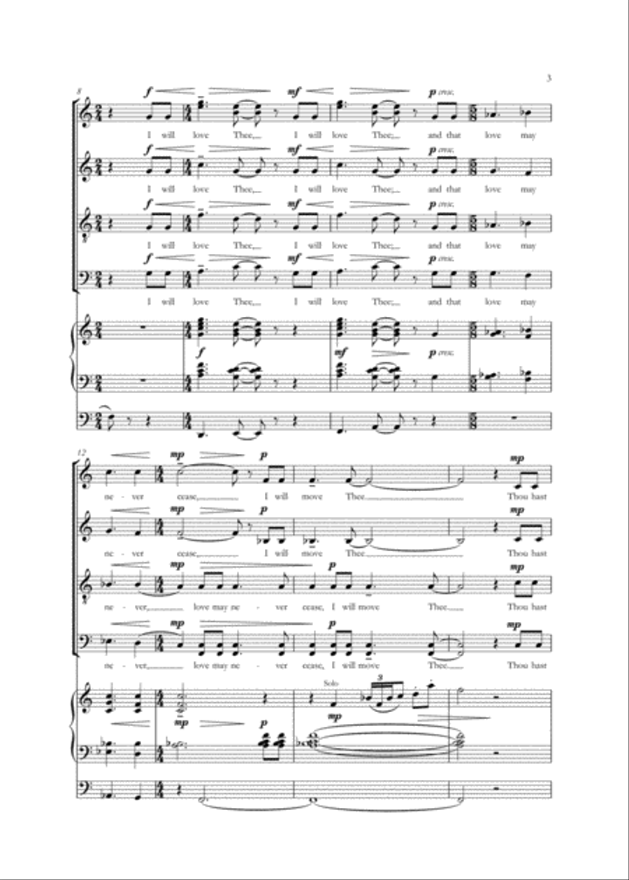 King of Glory, King of Peace 4-Part scores gallery preview page 3