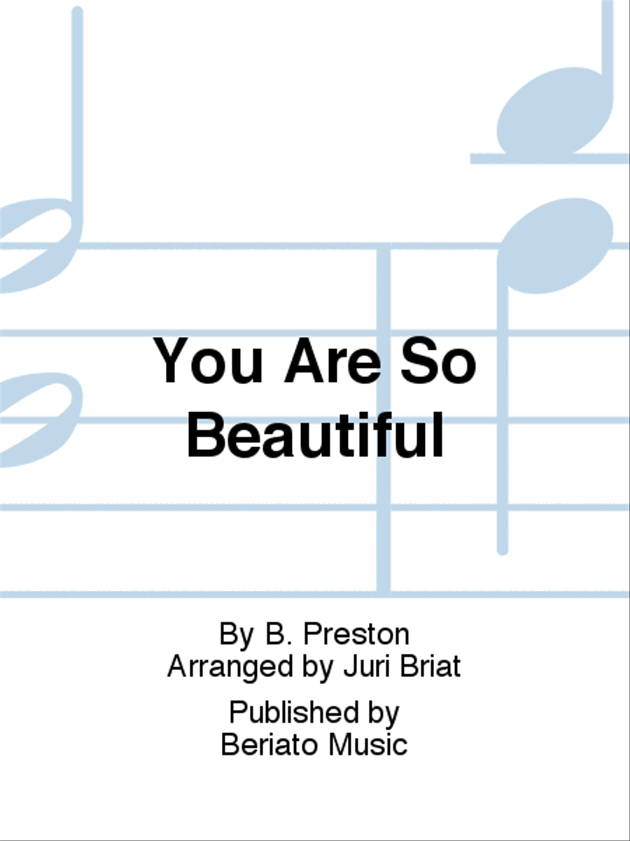 You Are So Beautiful You Are So Beautiful Fanfare Band scores gallery preview page 1