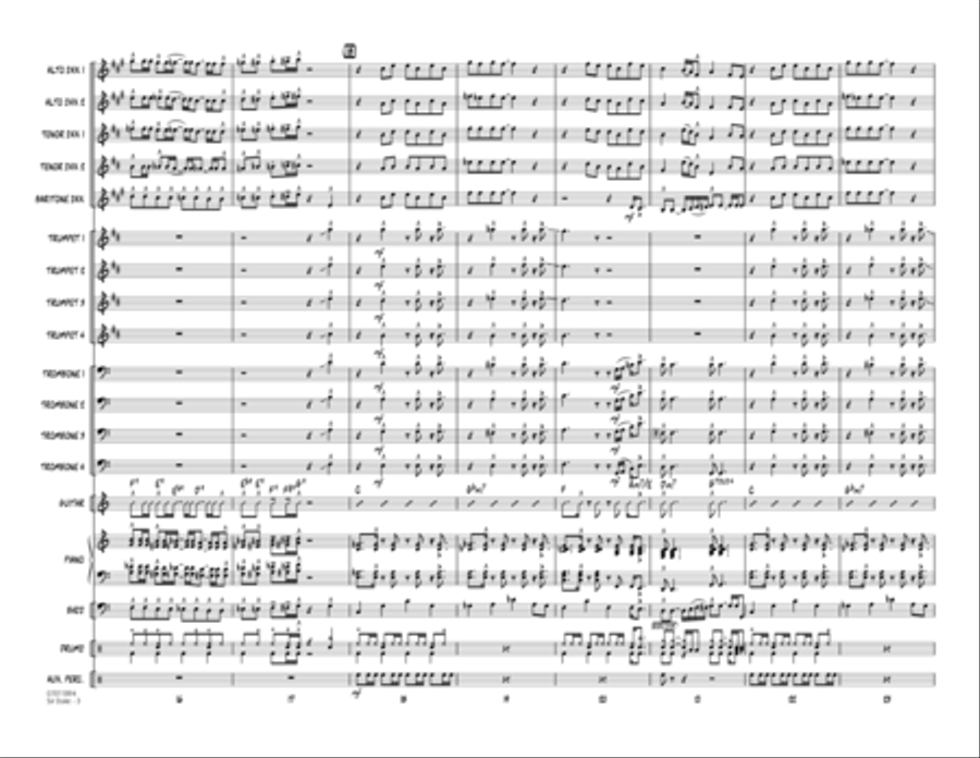 Sir Duke (arr. Michael Philip Mossman) - Conductor Score (Full Score) Jazz Ensemble scores gallery preview page 3