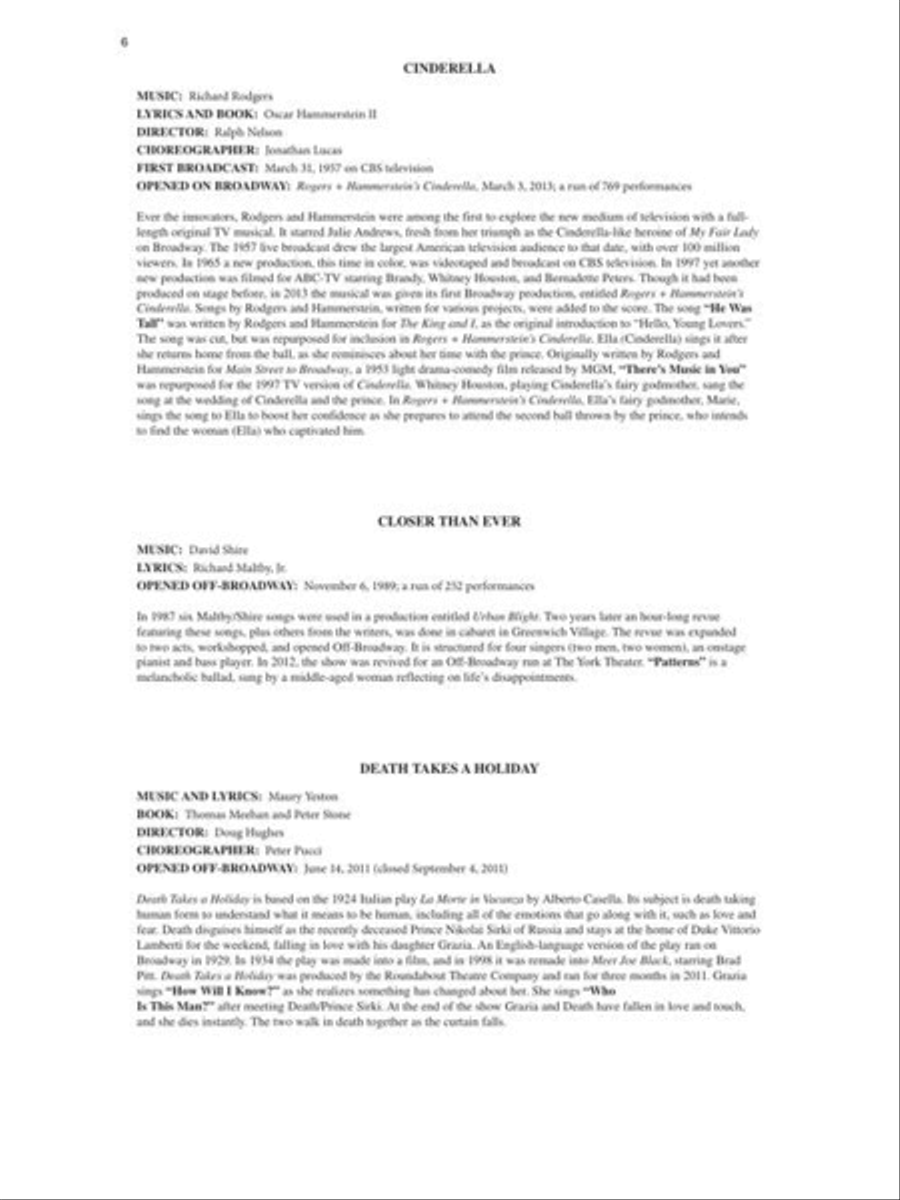 Singer's Musical Theatre Anthology – Volume 6 Voice scores gallery preview page 7