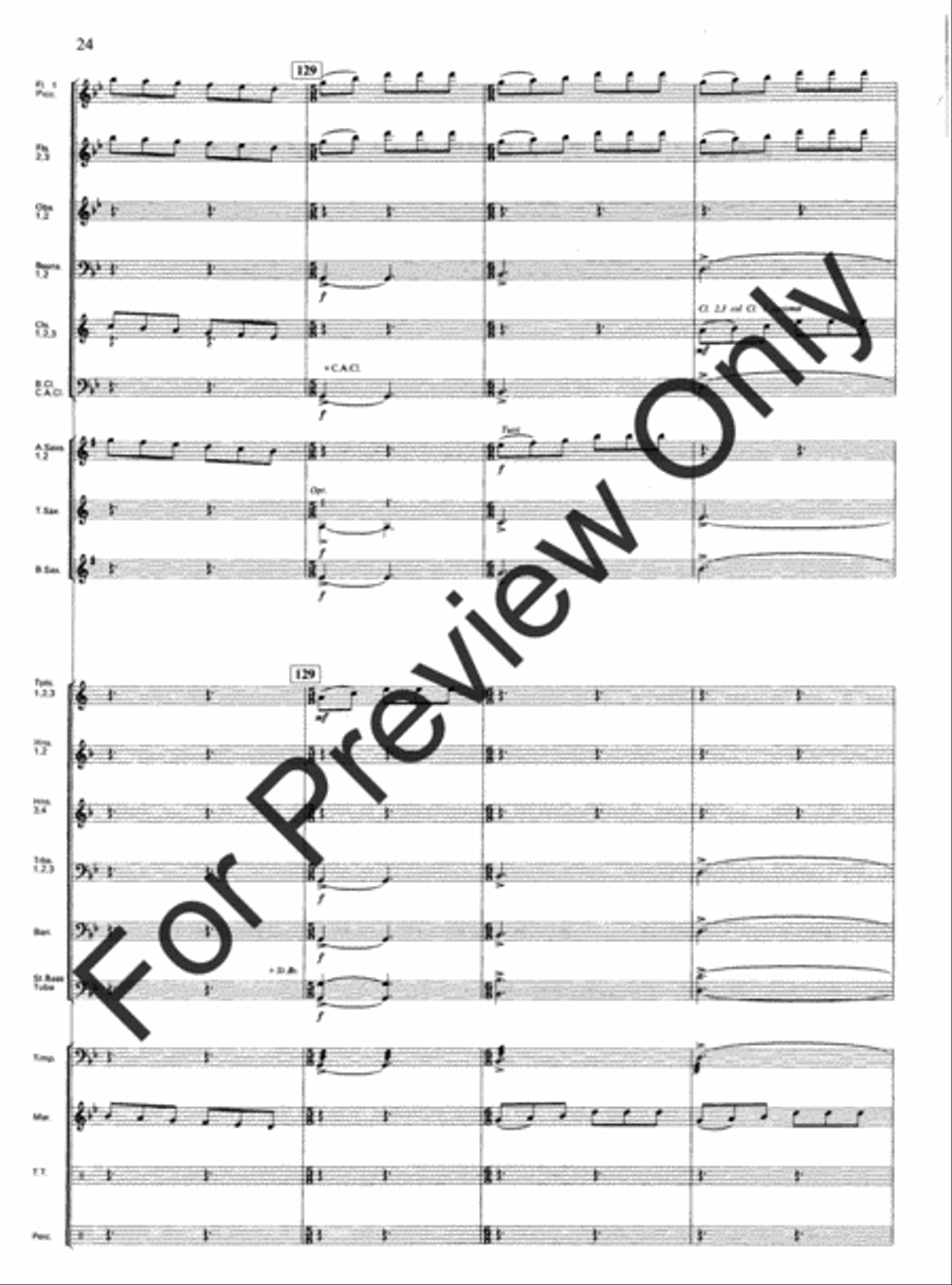 Emmanuel Variants Concert Band scores gallery preview page 26