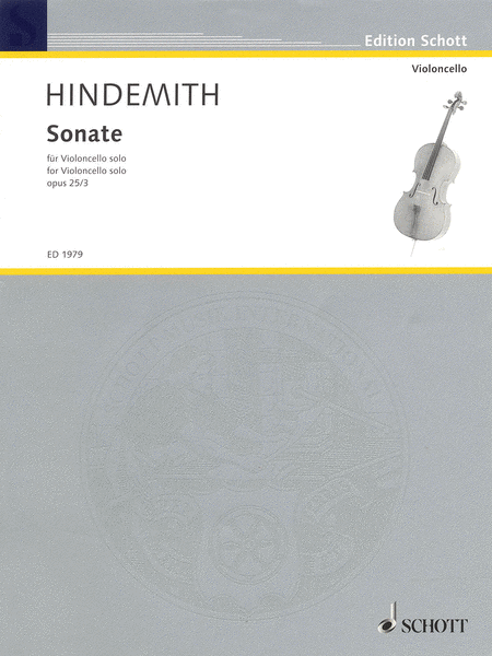 Paul Hindemith: Sonata, Op. 25, No. 3 (1922)