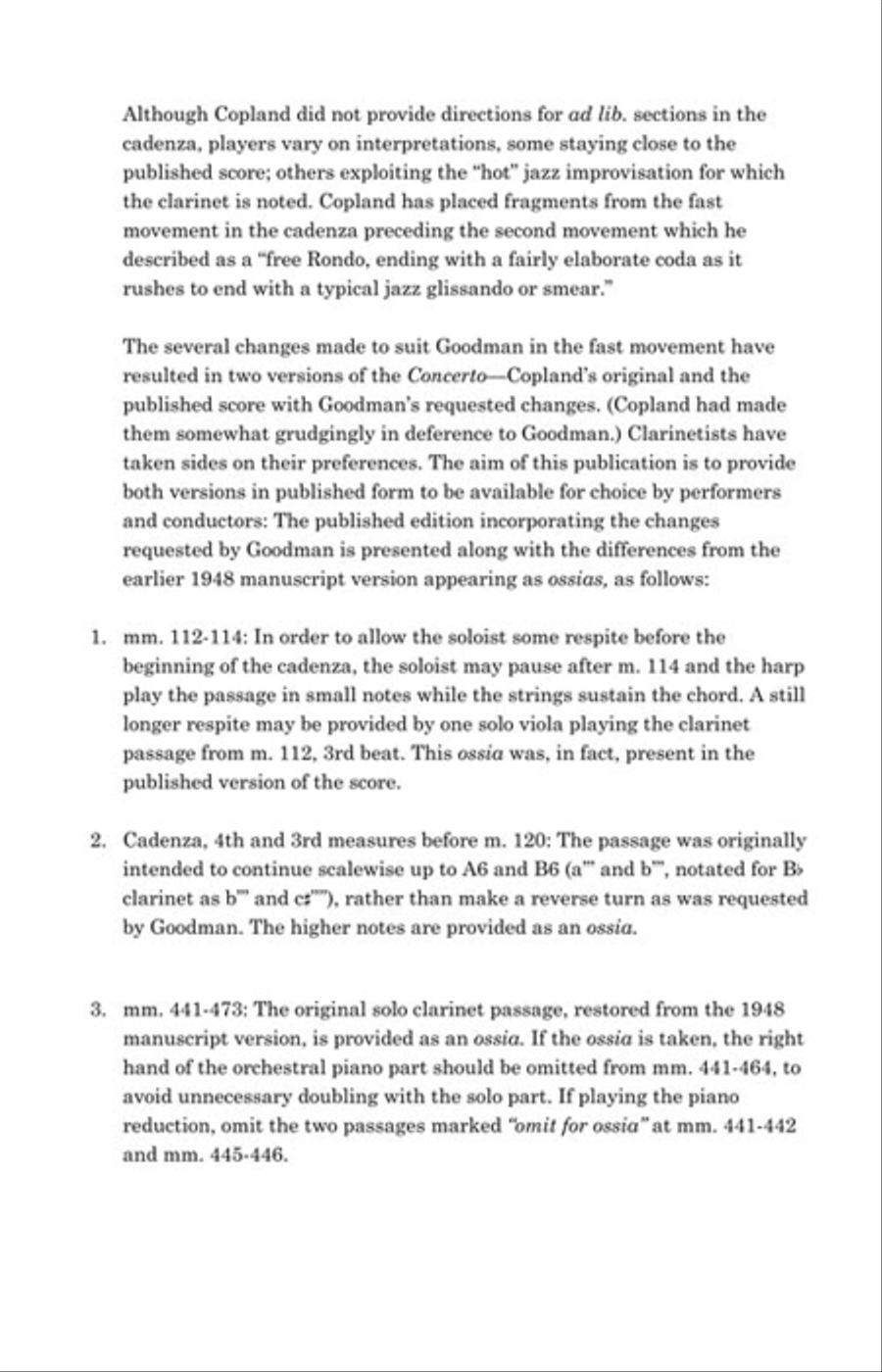 Concerto for Clarinet – New Edition Orchestra scores gallery preview page 6