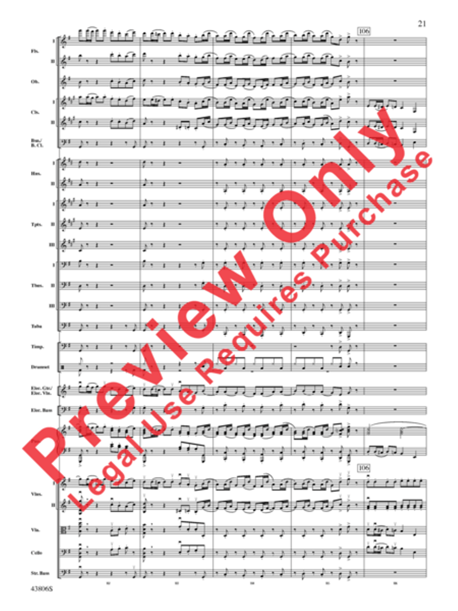 A Mad Russian's Christmas Full Orchestra scores gallery preview page 49