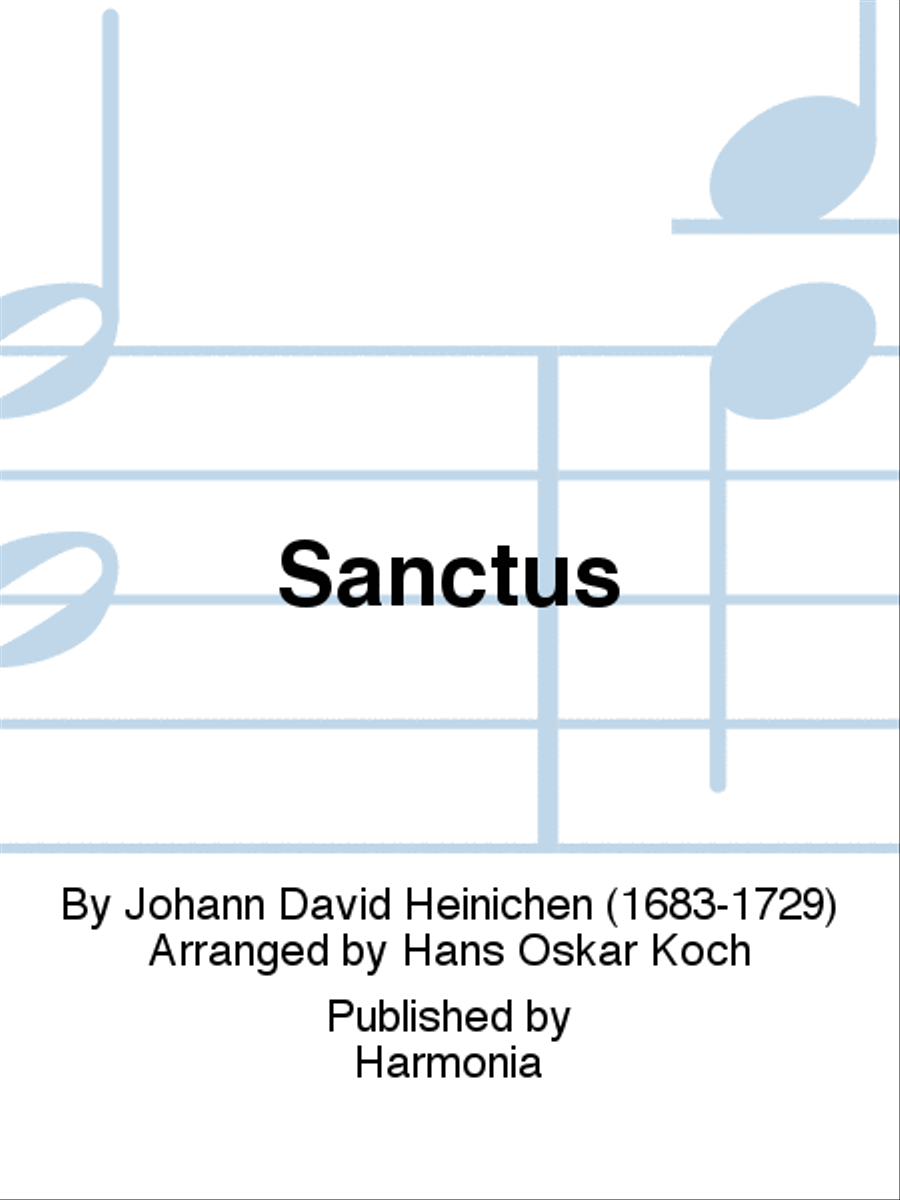 Sanctus Sanctus 4-Part scores gallery preview page 1