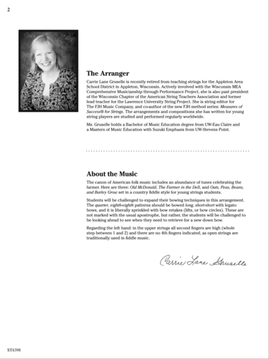 Fiddling Farmers: Score String Orchestra scores gallery preview page 2