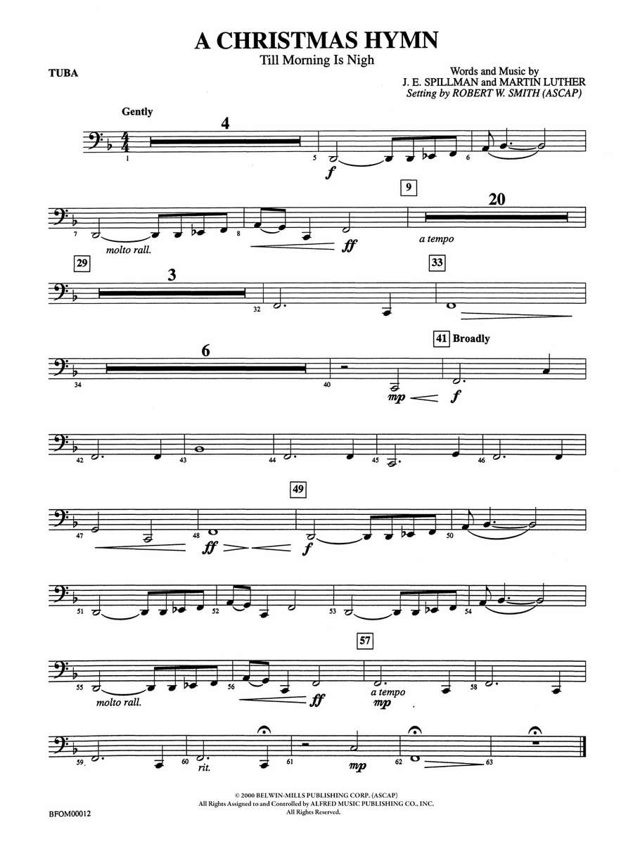A Christmas Hymn: Tuba