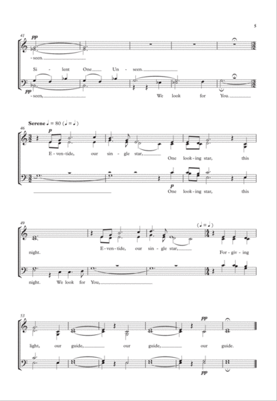 A Winter Breviary 4-Part scores gallery preview page 5