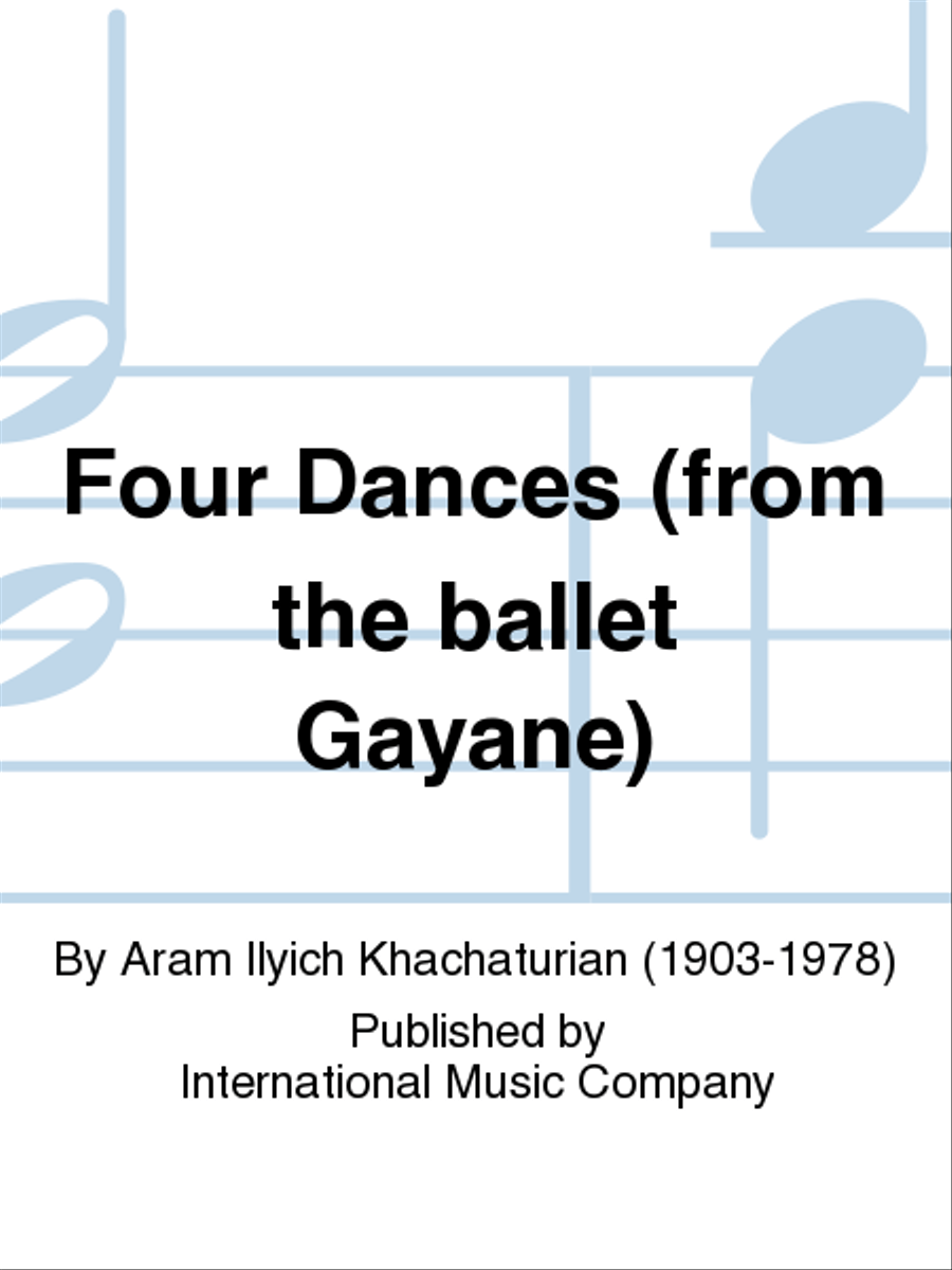 Four Dances (From The Ballet Gayane) Trumpet Solo scores gallery preview page 1