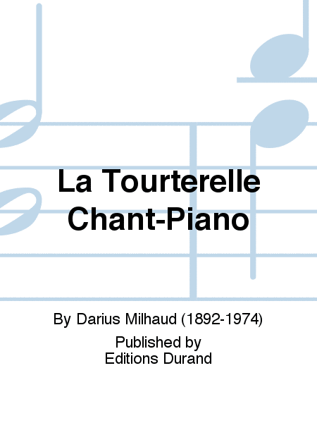 La Tourterelle Chant-Piano