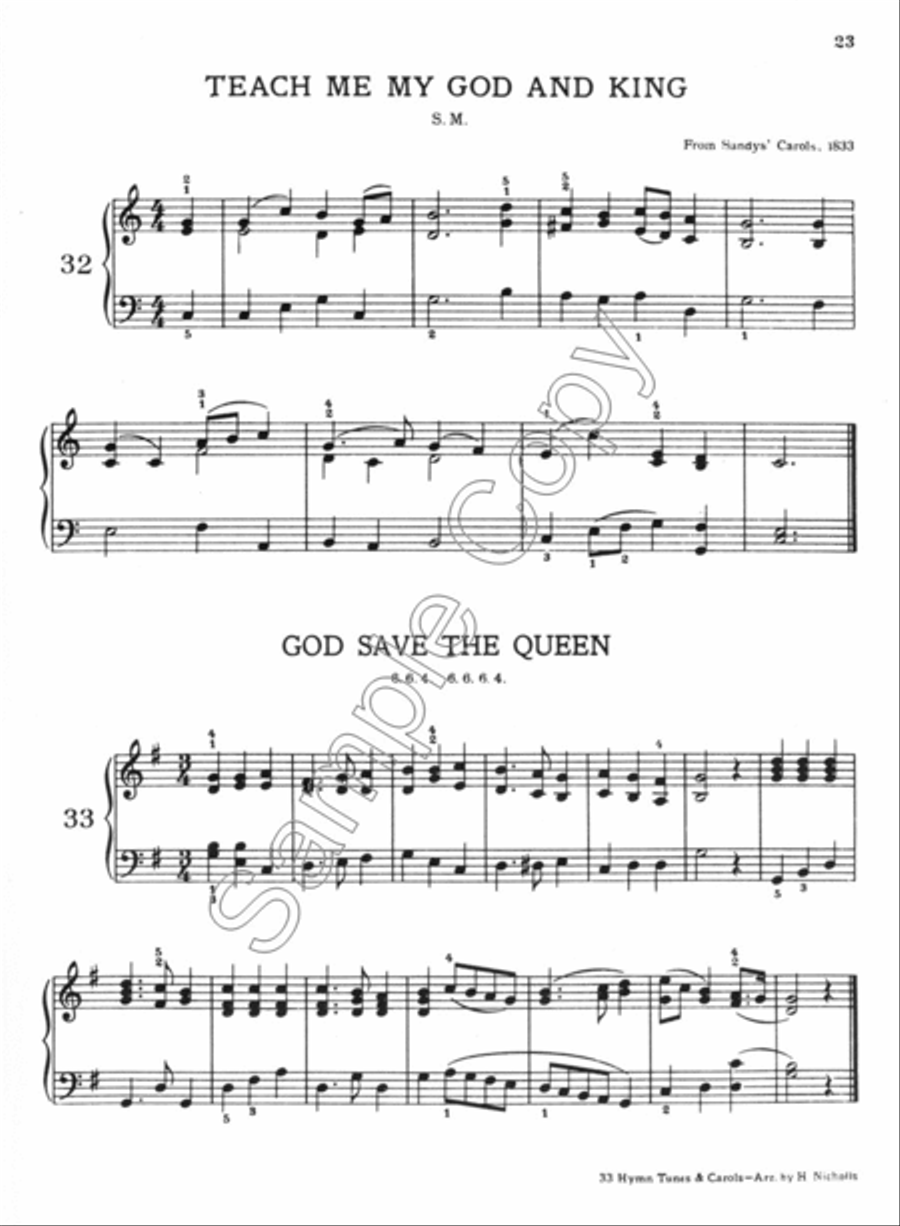 Hymns and Carols Hymns and Carols Piano Solo scores gallery preview page 4