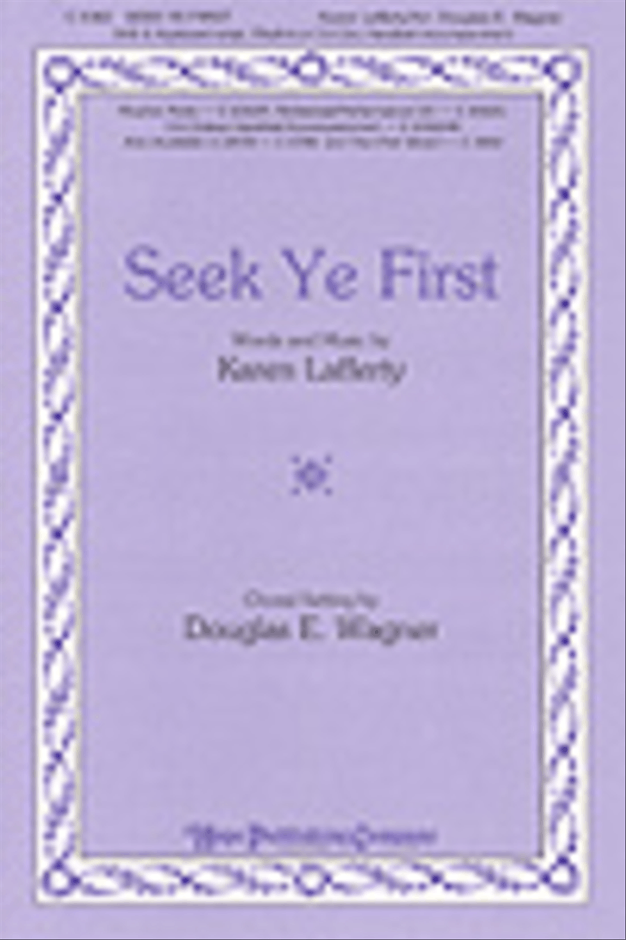 Seek Ye First 3-Part scores gallery preview page 1