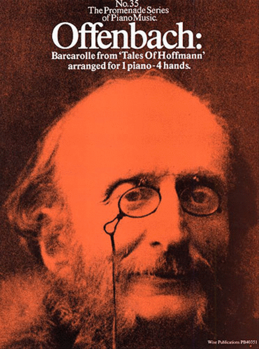 Barcarolle From 'Tales Of Hoffmann' Piano Solo scores gallery preview page 1