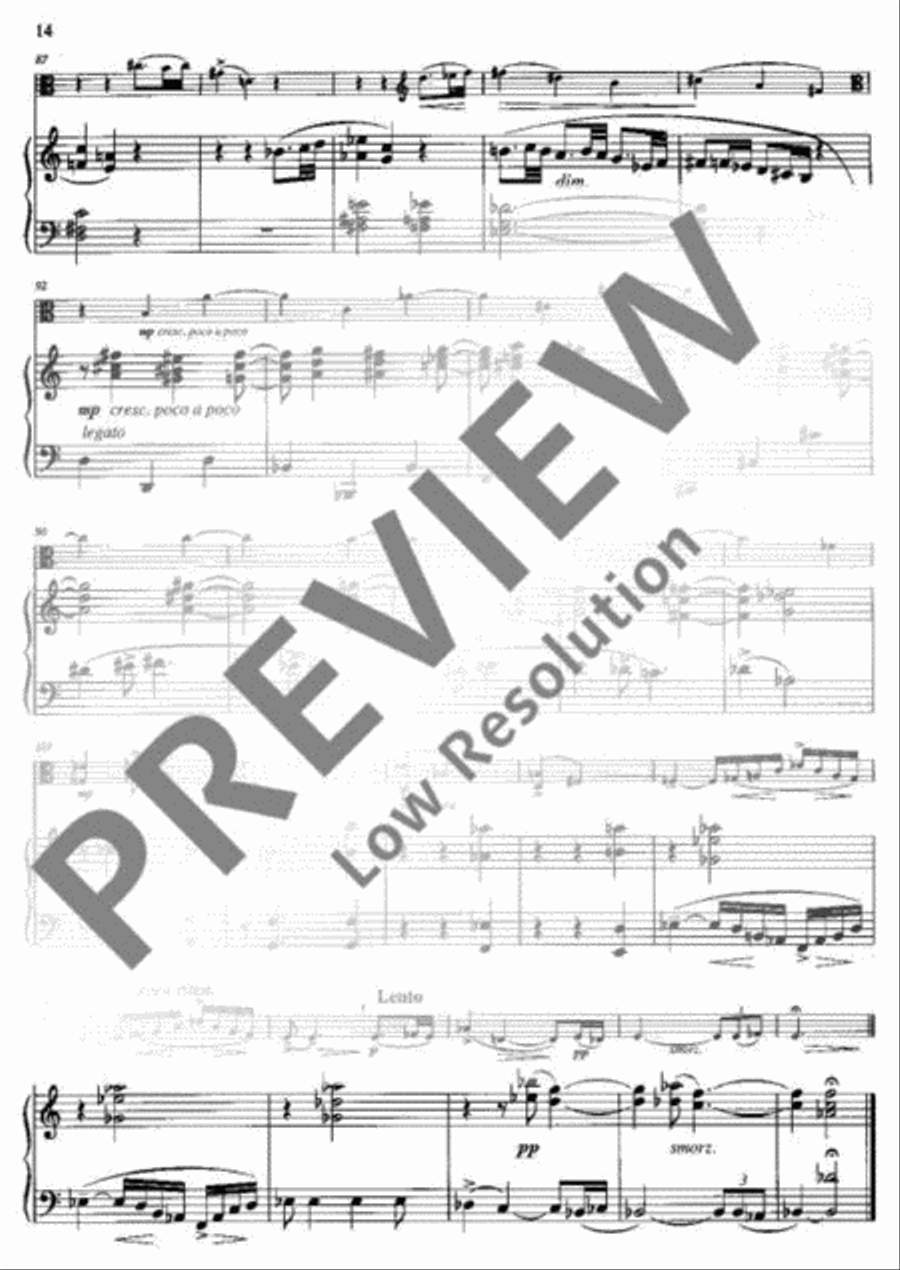Three Elegies Three Elegies Piano Accompaniment scores gallery preview page 15