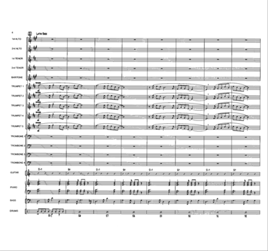 Northern Encounter Jazz Ensemble scores gallery preview page 5