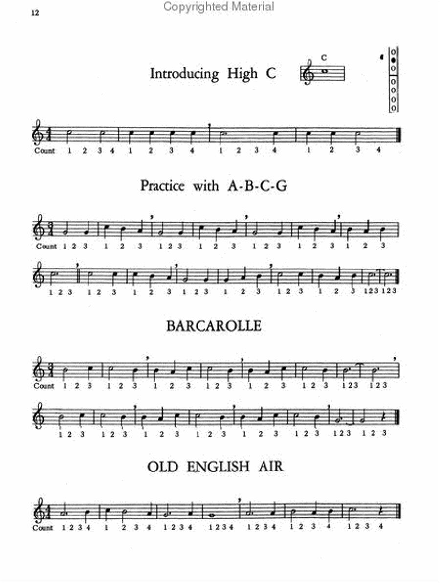 Music for the Recorder - World's Favorite No. 50