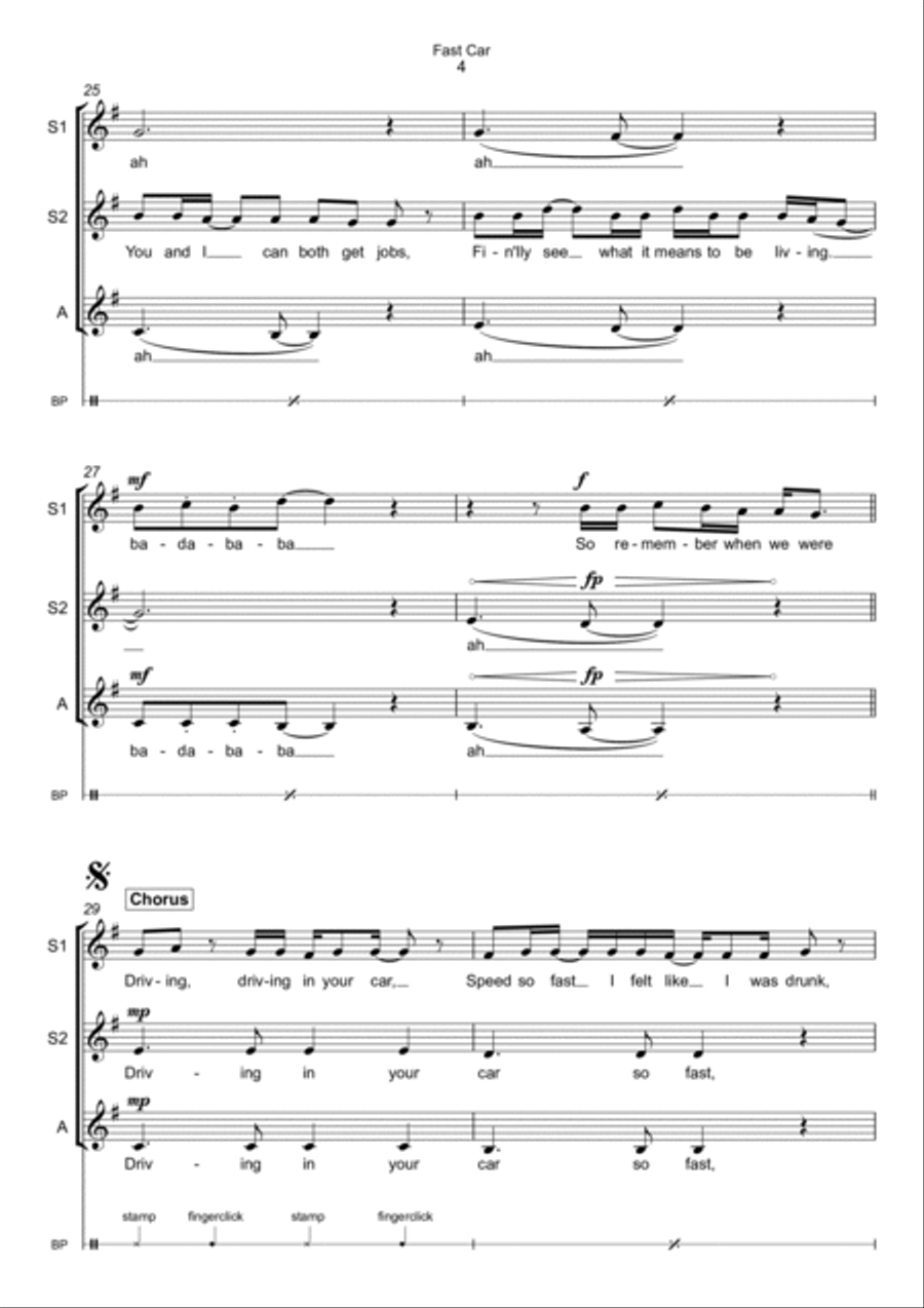 Fast Car Fast Car SSA scores gallery preview page 4