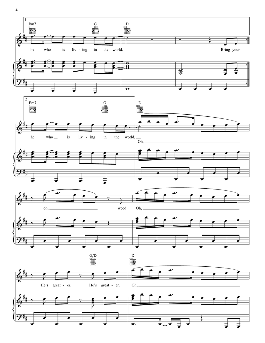 Greater Acoustic Guitar scores gallery preview page 4