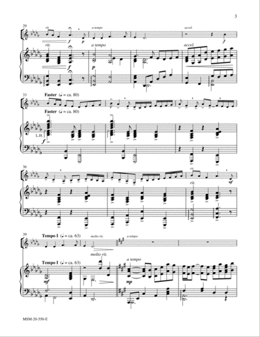 Steal Away Steal Away Clarinet scores gallery preview page 3