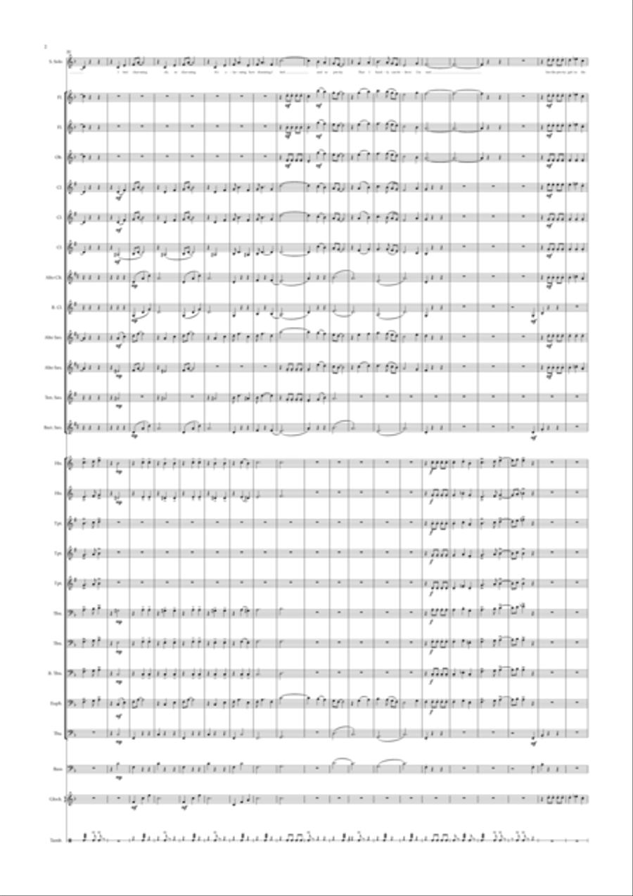 I Feel Pretty from West Side Story Concert Band scores gallery preview page 2