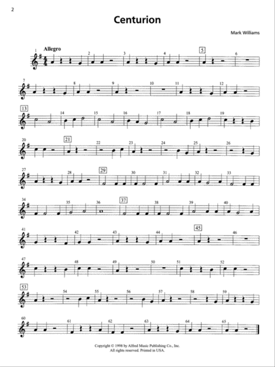 Accent on Performance Concert Favorites Collection Concert Band scores gallery preview page 3