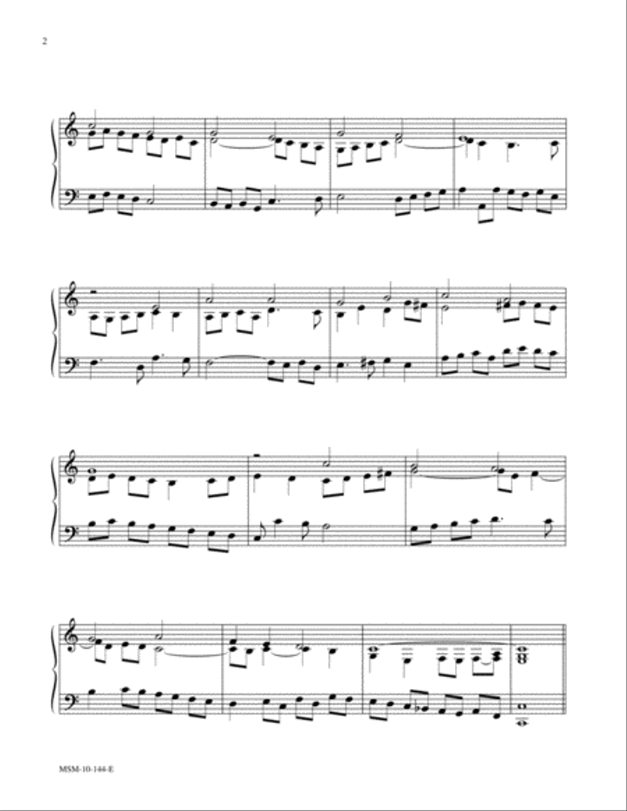 From Heaven Above to Earth I Come Organ scores gallery preview page 2