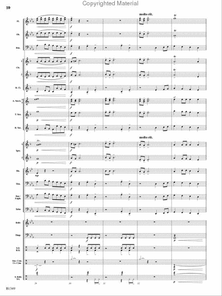 Carpathia Concert Band scores gallery preview page 9
