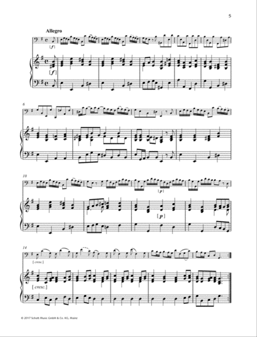 Sonata E minor Sonata E minor Piano Accompaniment scores gallery preview page 2