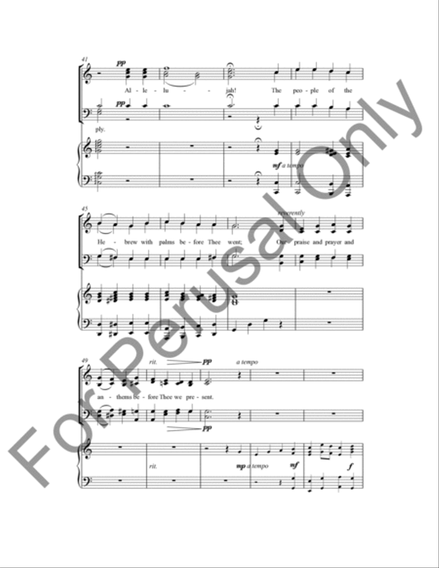 All Glory, Laud and Honor (Choral Score) 4-Part scores gallery preview page 5
