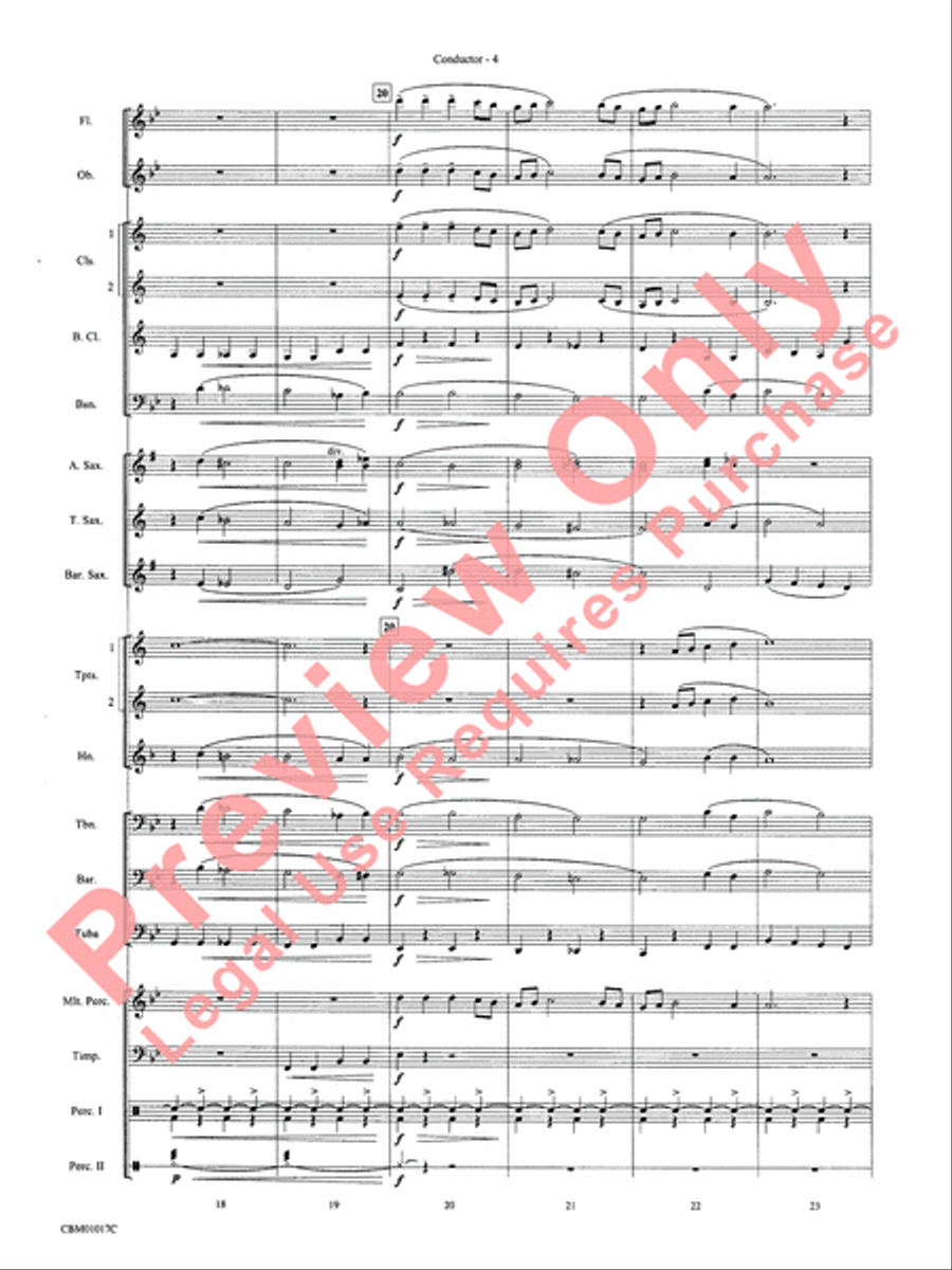Have Yourself a Merry Little Christmas Concert Band scores gallery preview page 7