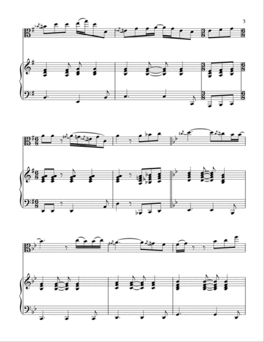 I Have Nothing Viola scores gallery preview page 4