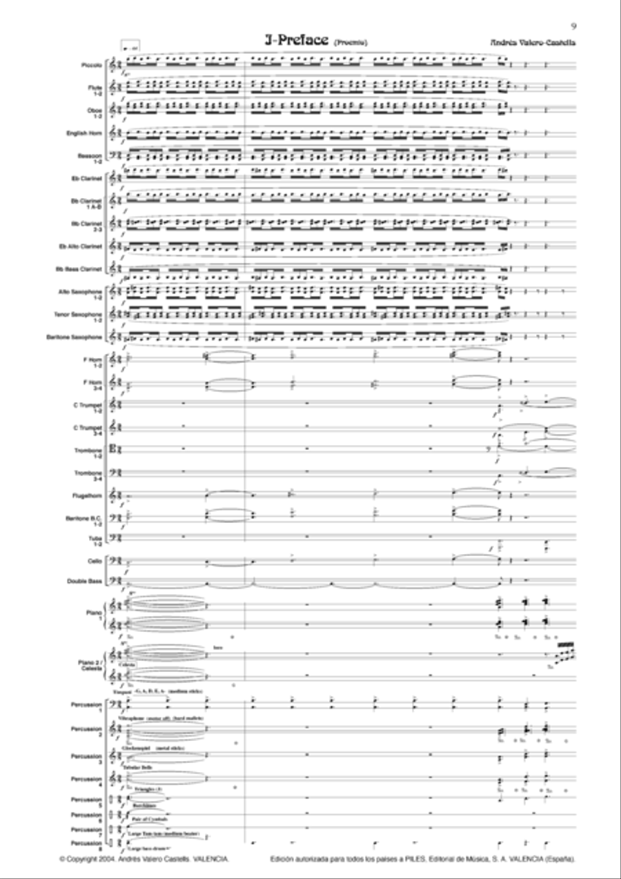 Teogonica. Sinfonia No. 2. Theogonic Concert Band scores gallery preview page 2