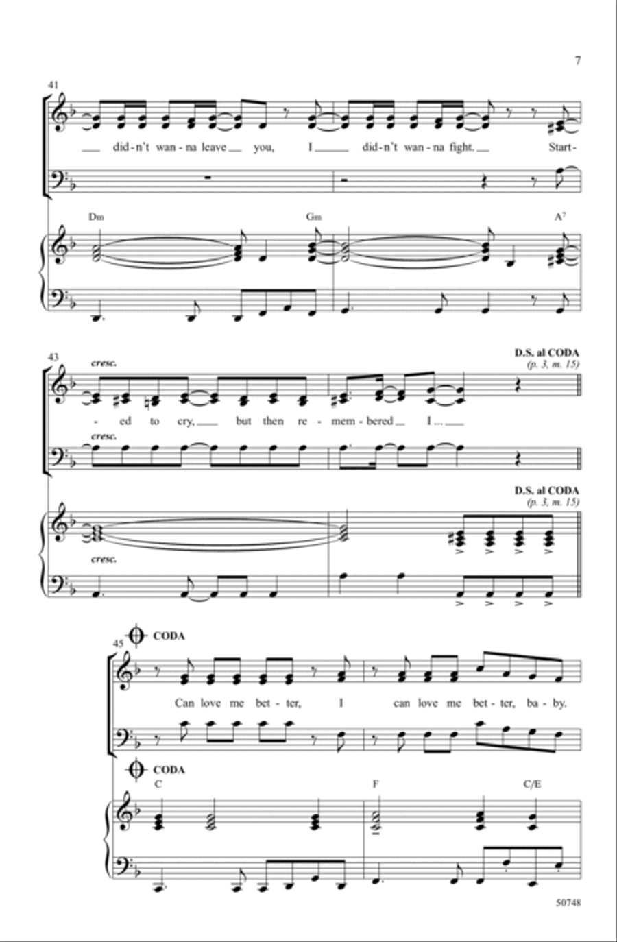 Flowers Flowers Choir scores gallery preview page 6