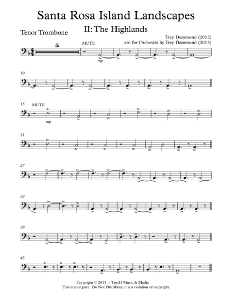 The Highlands Chamber Orchestra scores gallery preview page 6