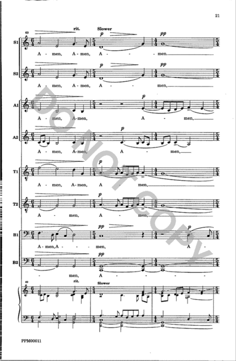 Ave Maria Op. 261 SSAATTBB scores gallery preview page 22