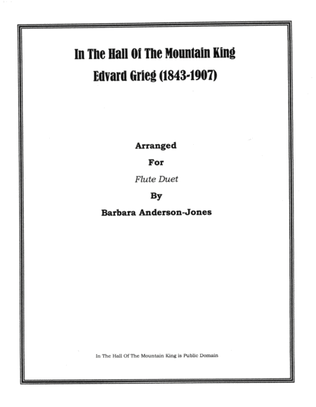 Book cover for In the Hall of the Mountain King (Flute Duet)