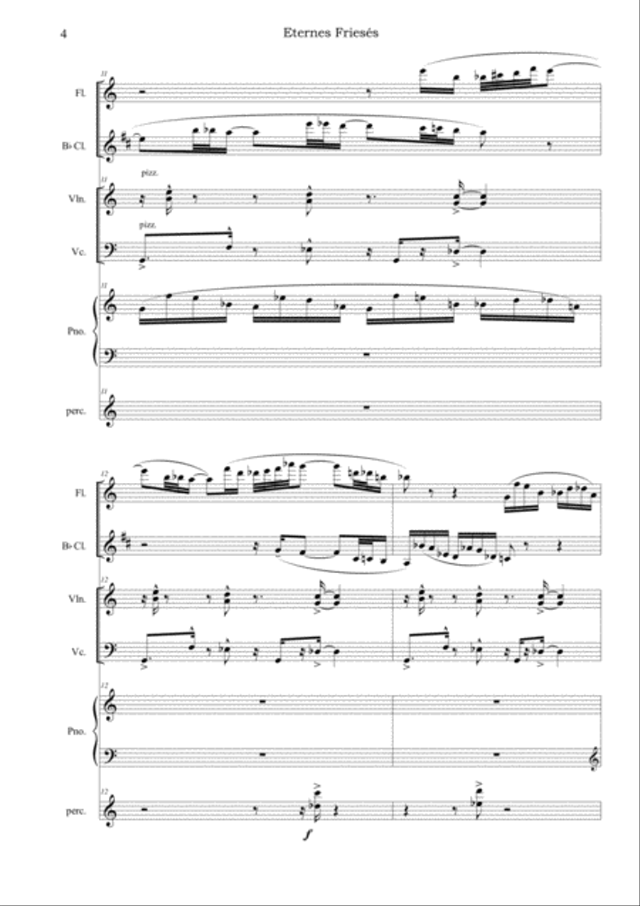 Eternes Friesés Chamber Orchestra scores gallery preview page 5