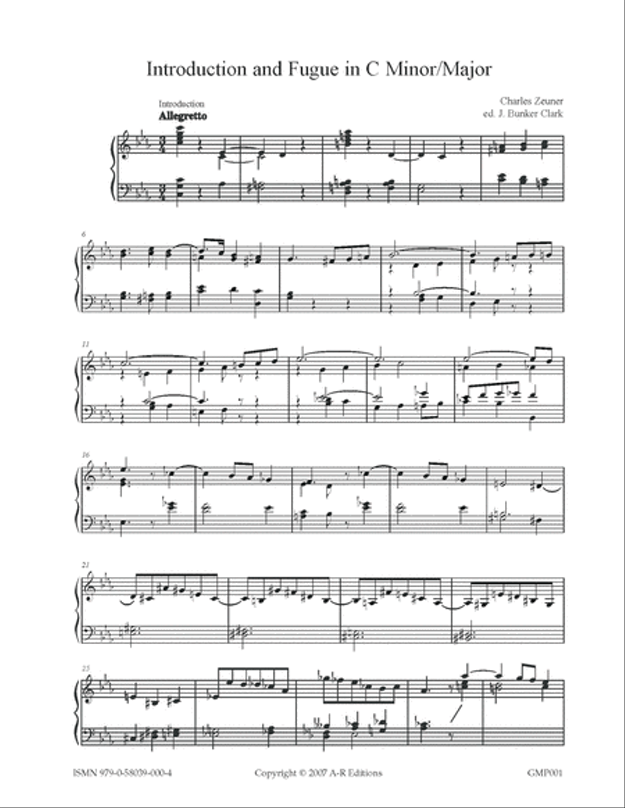 Ten Preludes and Fugues from the 19th and 20th Centuries for Organ Organ Solo scores gallery preview page 3