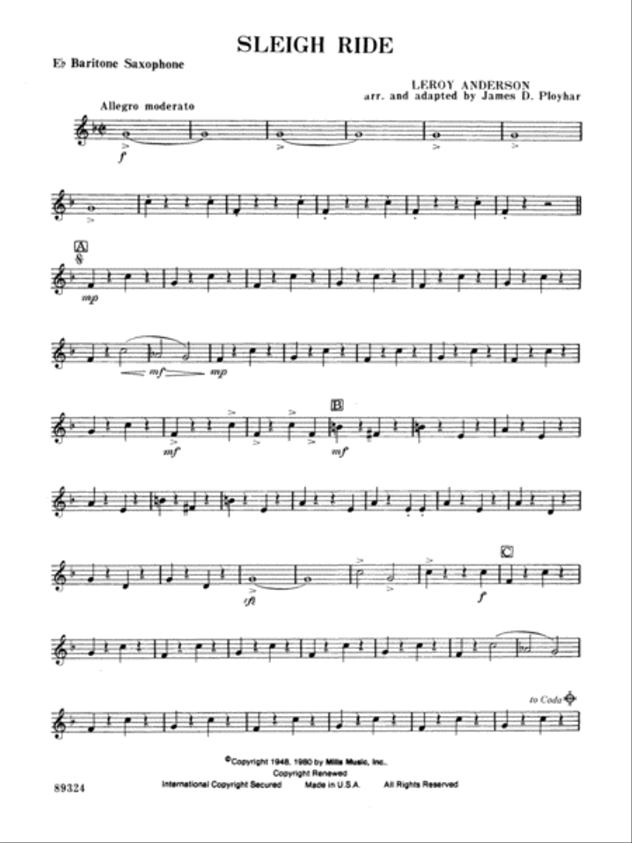E flat baritone saxophone on sale