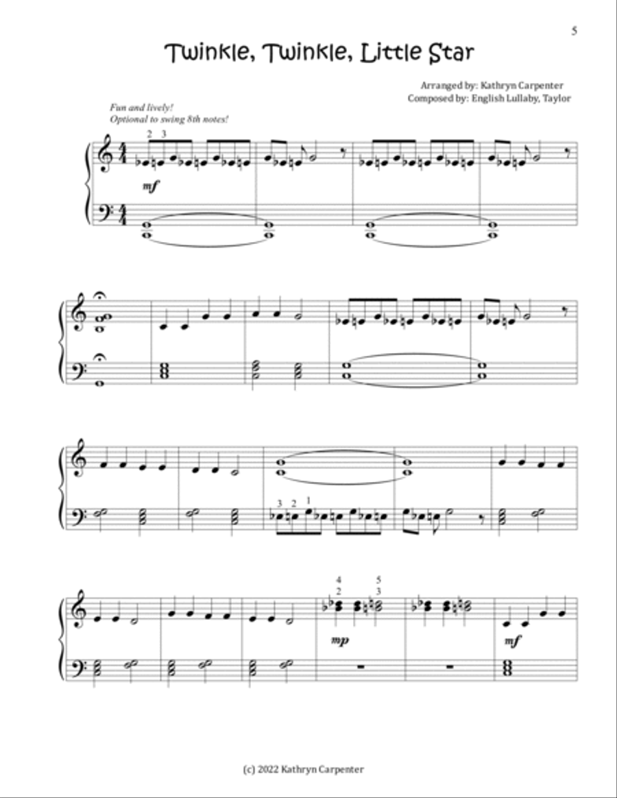 It's Time to Boogie: Jazz Piano for Kids Piano Solo scores gallery preview page 5