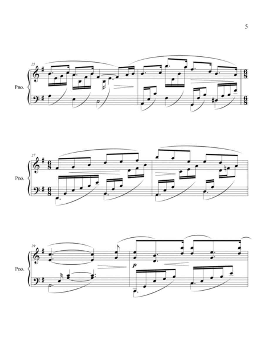 Piezas Intimas Piano Solo scores gallery preview page 6