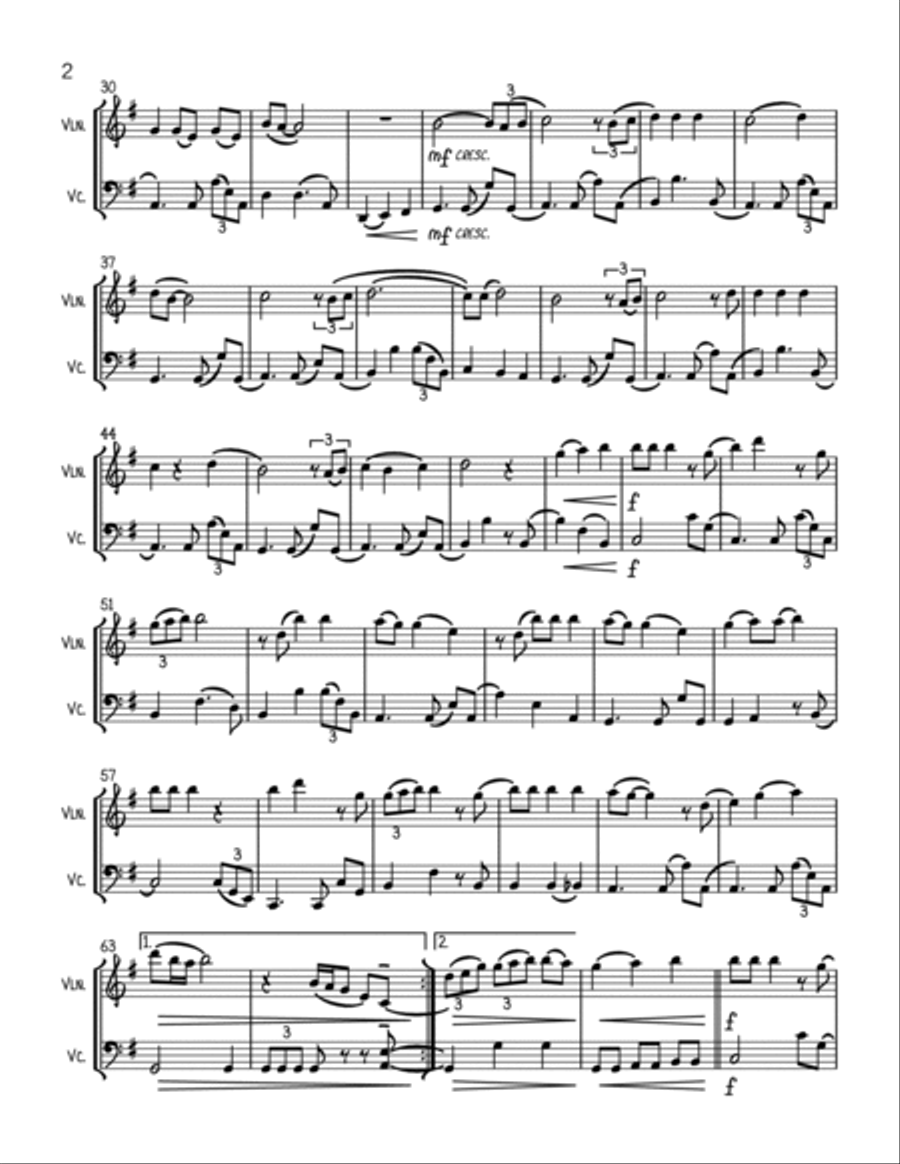 If I Ain't Got You String Duet scores gallery preview page 2