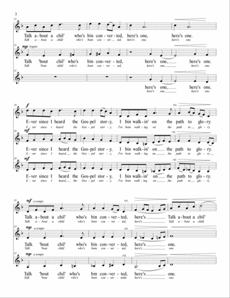 Here's One Here's One SSA scores gallery preview page 3