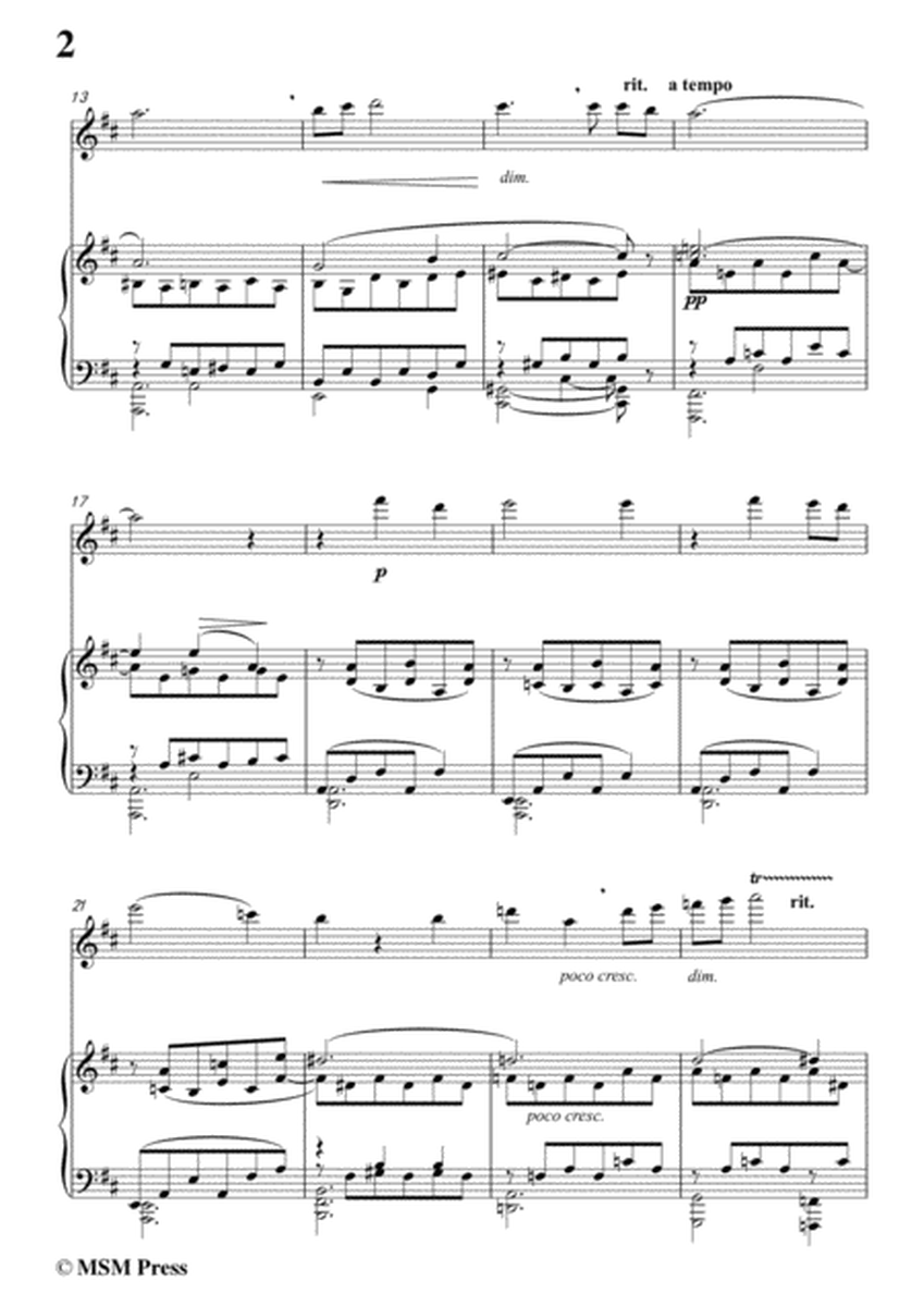 Duparc-Extase,for Violin and Piano,for Violin and Piano