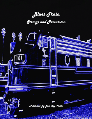 Book cover for Blues Train-Strings and Percussion