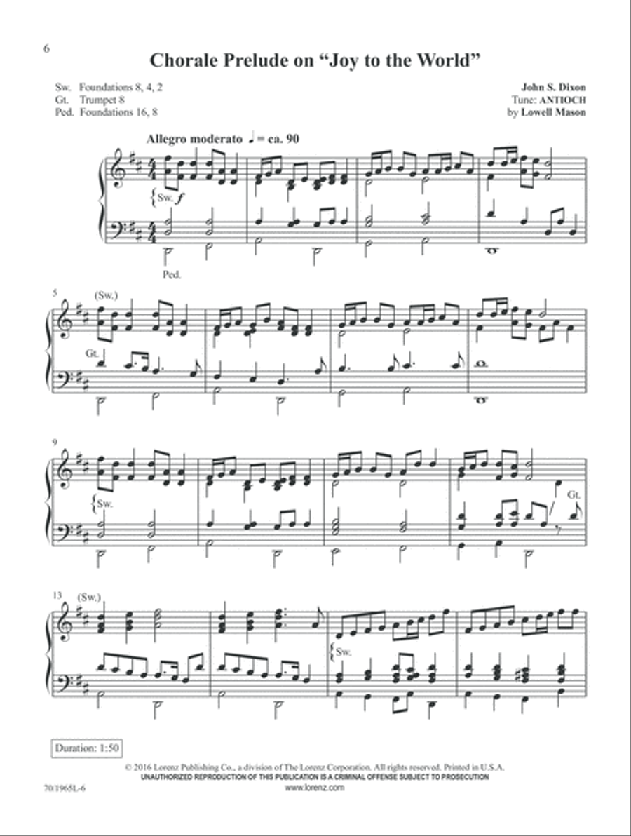 Christmas Presents for Organ (Digital Delivery) Organ scores gallery preview page 6