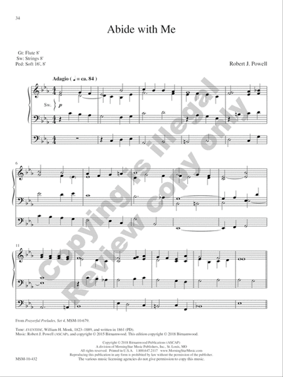 In Memoriam: Funeral Music for Organ Organ Solo scores gallery preview page 31