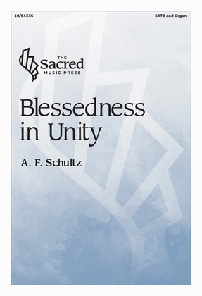 Book cover for Blessedness in Unity