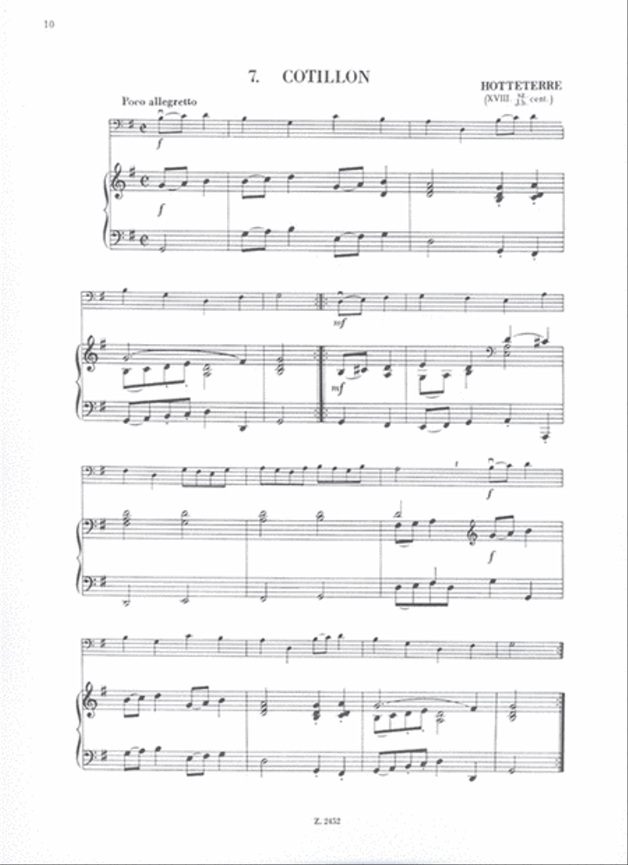 Alte Musik für Violoncello Werke aus dem 17-18. Piano Accompaniment scores gallery preview page 2
